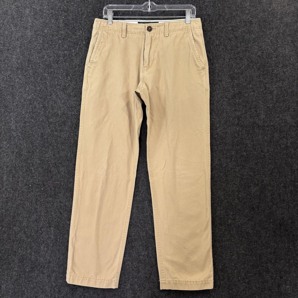 American Eagle Outfitters Relaxed Straight Pants Men's 30x30 Khaki Chino Casual
